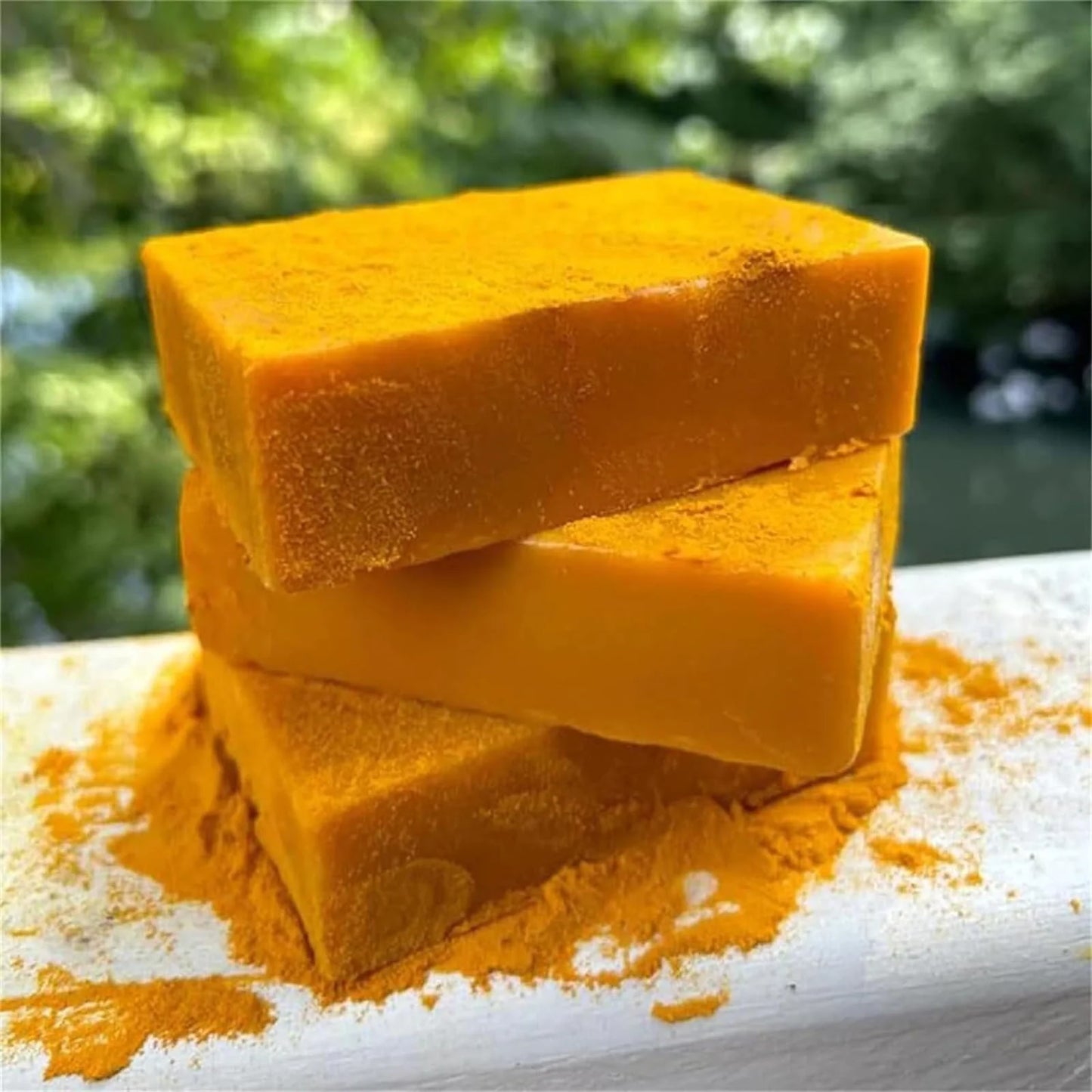 Lemon Turmeric Soap Tablets with Soap Box, Lemon Turmeric Kojic Acid Soap for Dark Spots, Facial and Body Shower Soap, Deep Cleansing Turmeric Soap for Dark Spots & Acne
